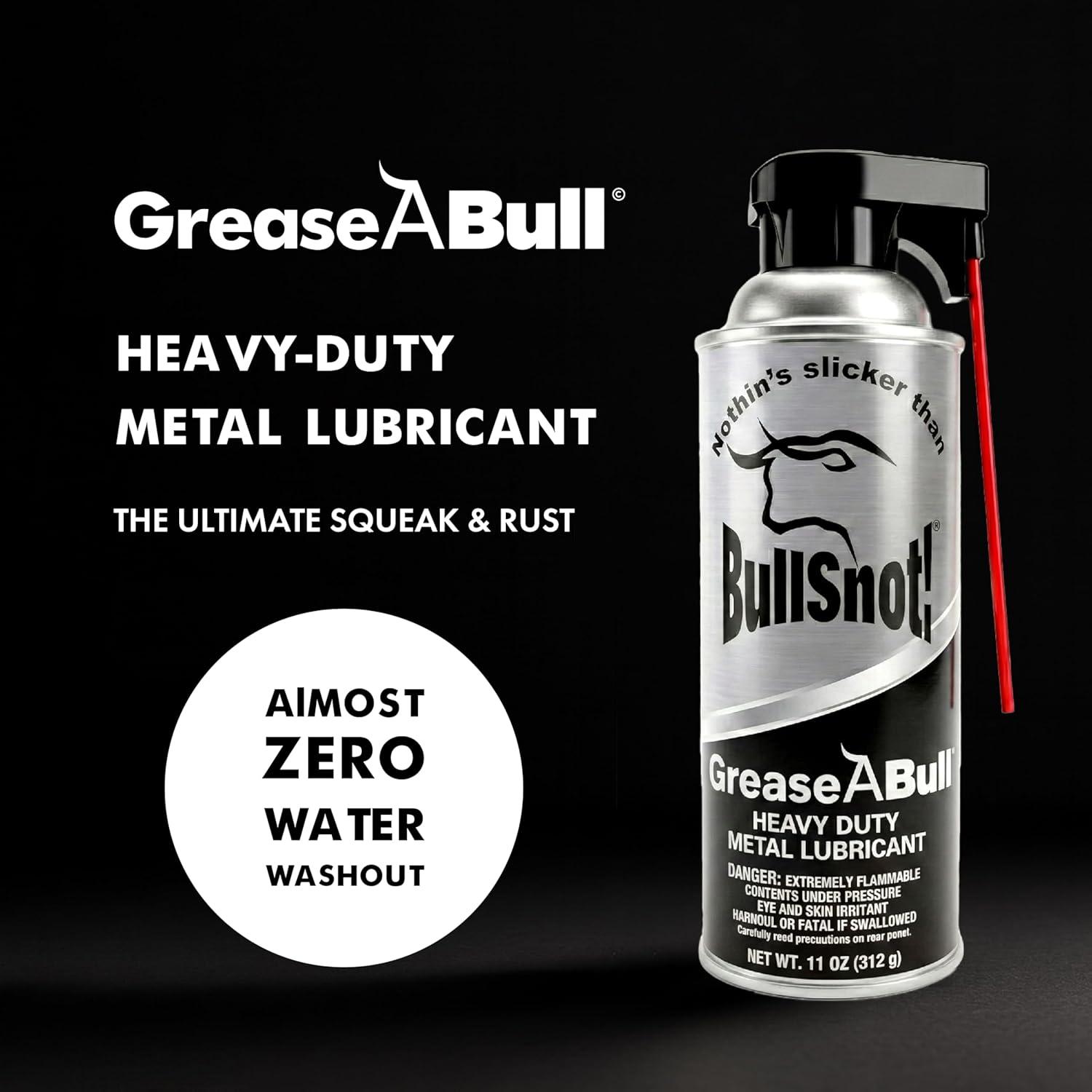 image:imageBullSnot GreaseABull Metal Lubricant HeavyDuty AllWeather Grease for Rust Removal Metal Polishing amp Lubrication MultiPurpose Spray for Automotive Marine Industrial amp Home Use 11oz