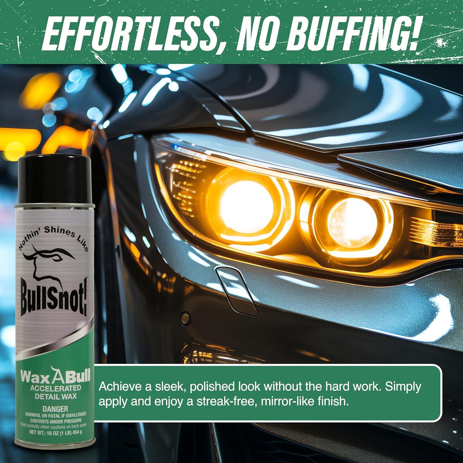 image:imageBullsnot WaxABull Accelerated Detail Auto Wax 10899009 Quick Shine Truck and Car Polishing Wax 16oz16 Fl Oz Pack of 1