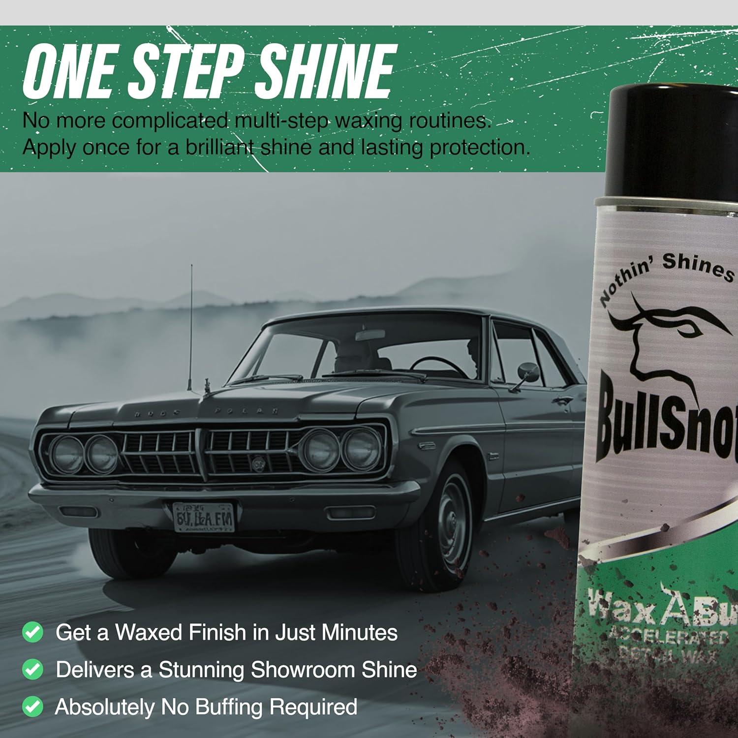 image:imageBullsnot WaxABull Accelerated Detail Auto Wax 10899009 Quick Shine Truck and Car Polishing Wax 16oz16 Fl Oz Pack of 1