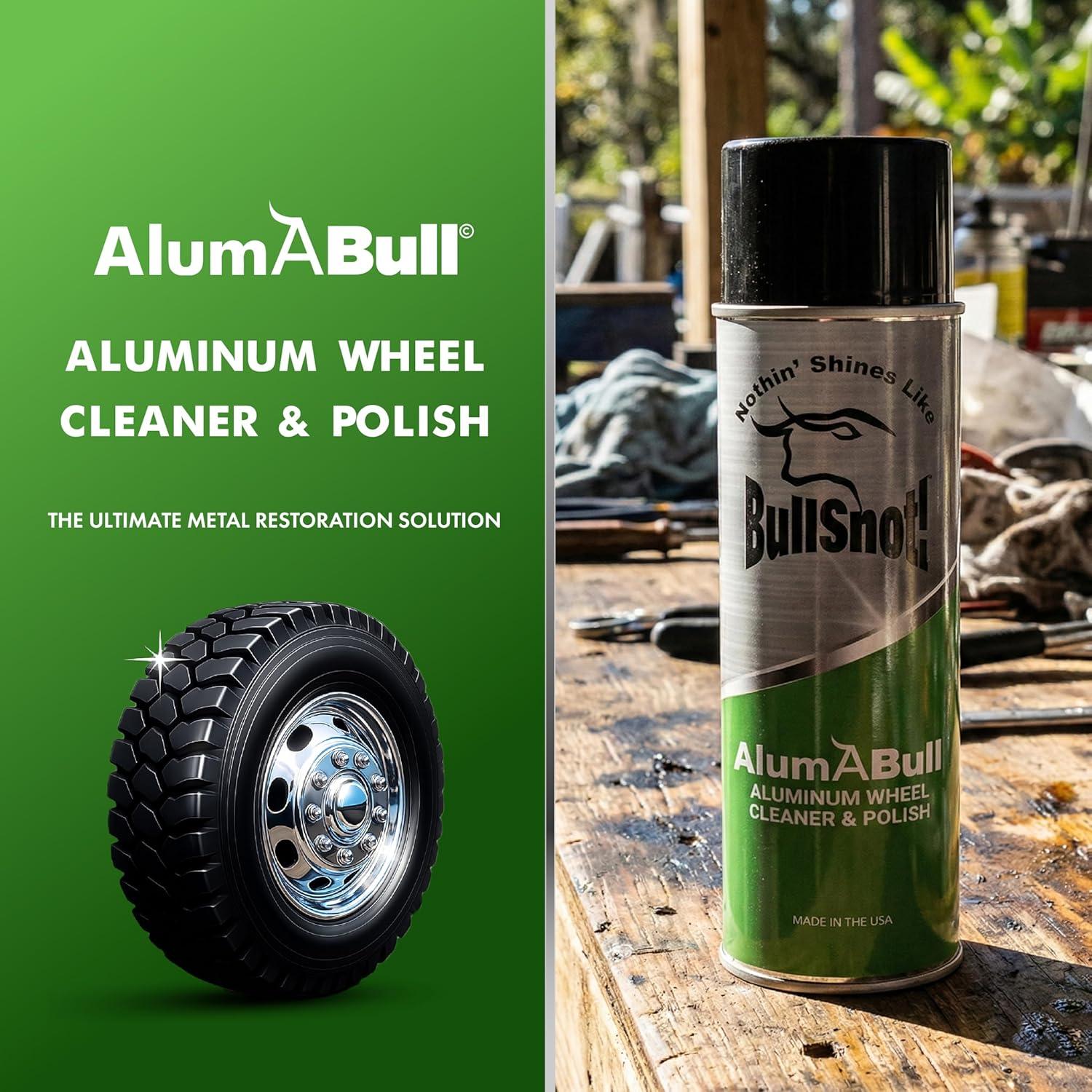 image:imageBullSnot AlumABull Aluminum Wheel Cleaner amp Polish Restores Shine Removes Tarnish amp Oxidation Protects Aluminum Stainless Steel amp Chrome NonCorrosive Made in the USA
