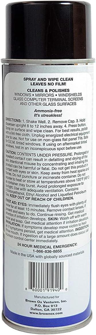 image:imageBullsnot VizABull Glass Cleaner 10899014 Car Window Cleaner and Glass Cleaner Spray Detail Spray for Auto and Truck 19oz
