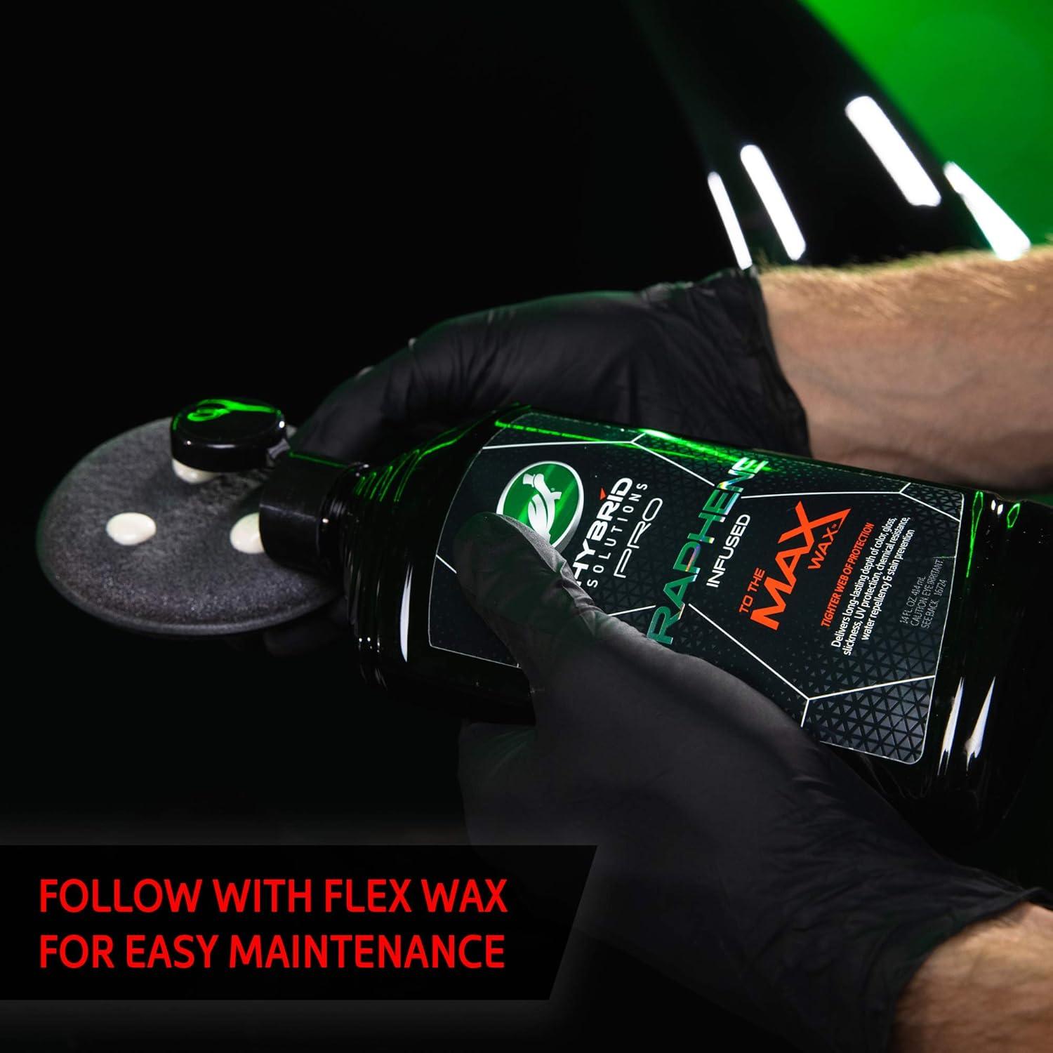 image:imageTurtle Wax 53479 Hybrid Solutions Pro to The Max Wax Graphene Liquid Wax PatentPending Advanced Paint Protection Extreme Gloss High Shine Finish for Cars Trucks and More 14 oz Pack of 1