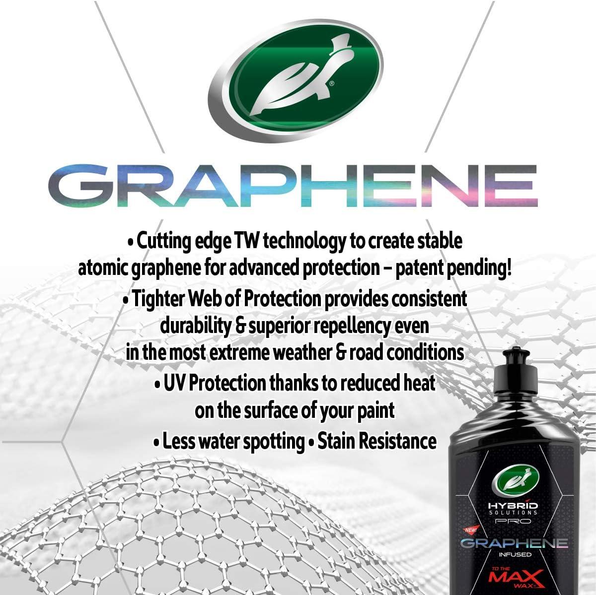 image:imageTurtle Wax 53479 Hybrid Solutions Pro to The Max Wax Graphene Liquid Wax PatentPending Advanced Paint Protection Extreme Gloss High Shine Finish for Cars Trucks and More 14 oz Pack of 1