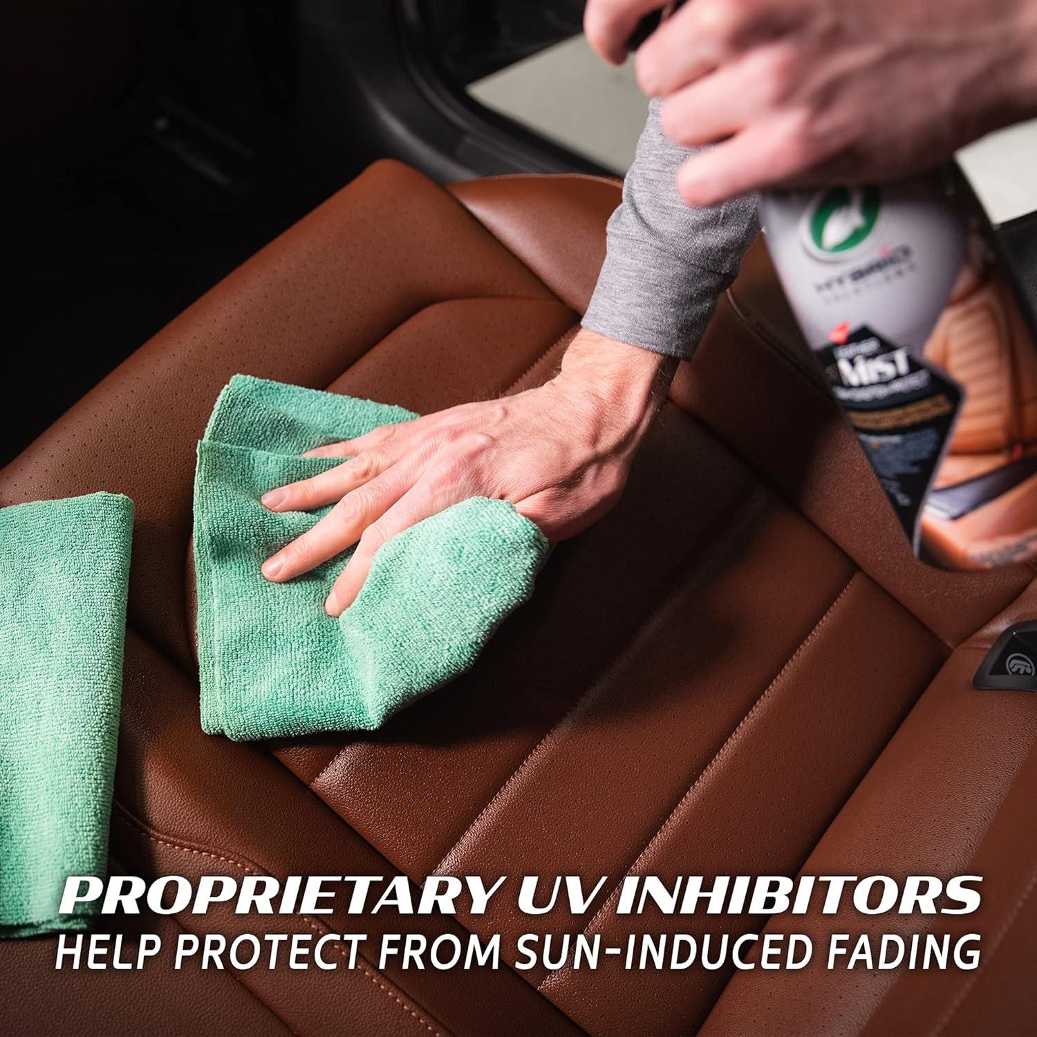image:imageTurtle Wax 53483 Hybrid Solutions Leather Cleaner and Conditioner Misting Spray For Use on Car Seats Interiors Sealed Leather Furniture Vinyl and More UV Protection 20 oz Pack of 1Cleaner Conditioner Misting Spray