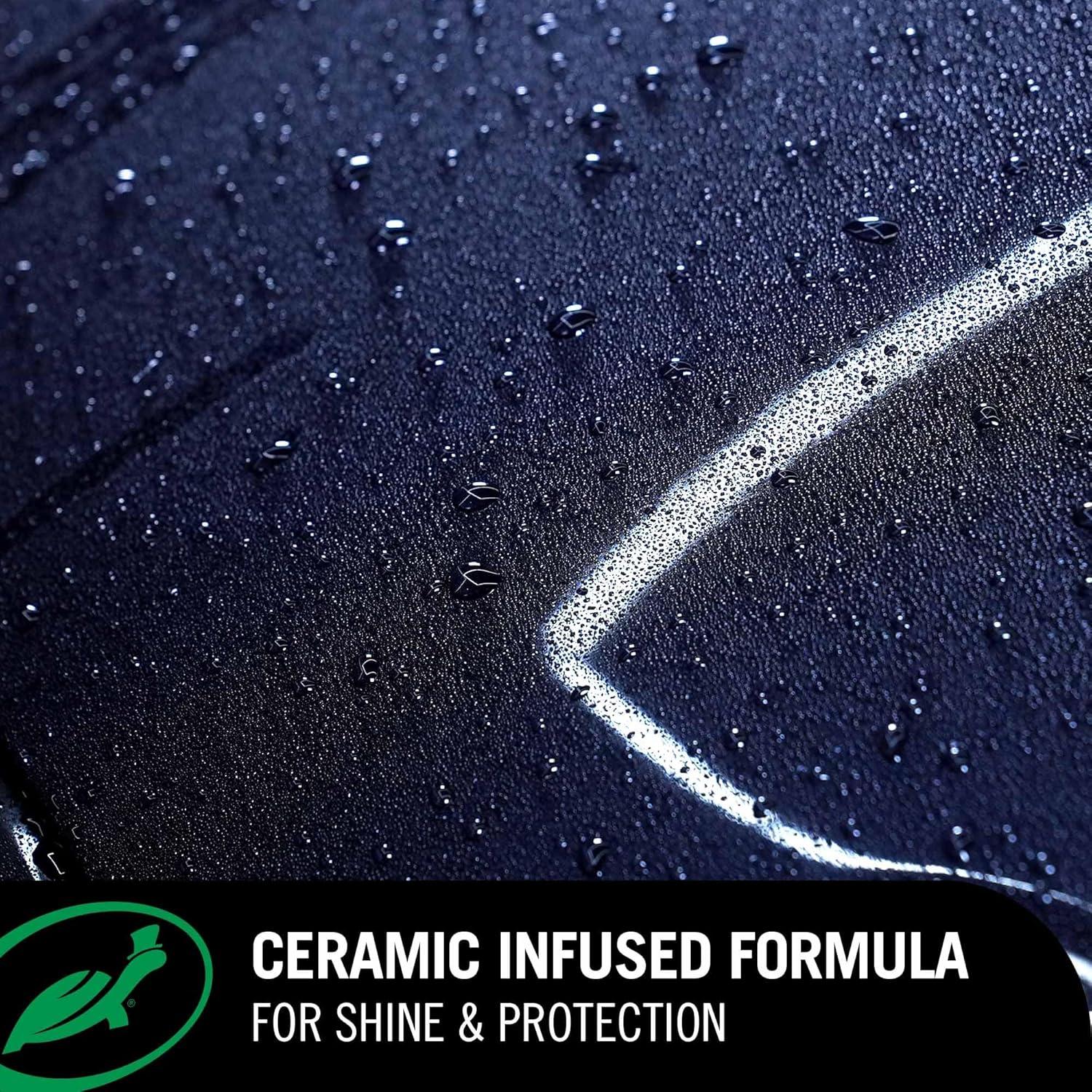 image:imageTurtle Wax Hybrid Solutions Ceramic 3in1 Car Detailer Waterless Car Wash Longlasting HydrophobicWax Protection and High Gloss Shine Safe For All Exterior Surfaces 32 oz Pack of 132 Fl Oz Pack of 3