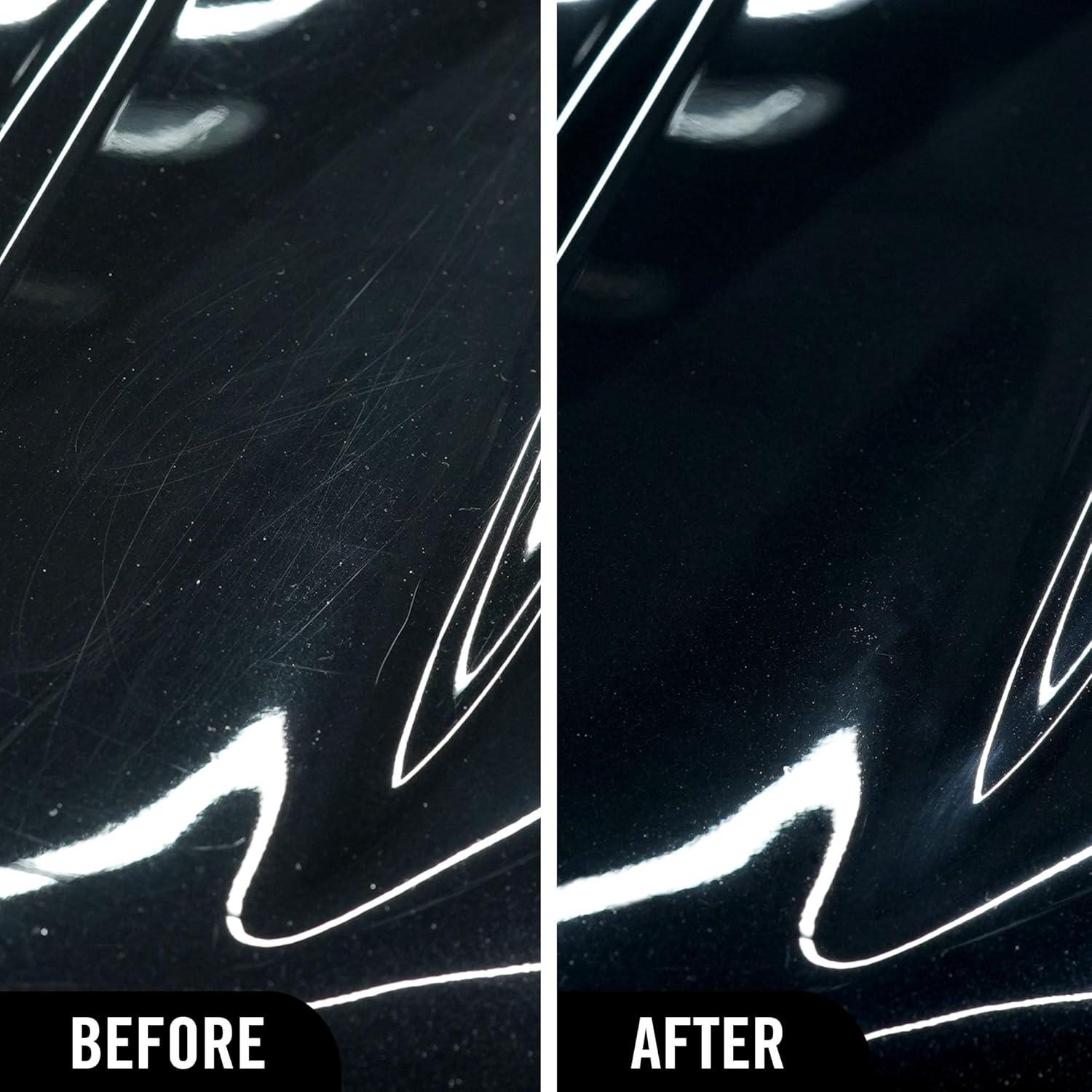 image:imageTurtle Wax Hybrid Solutions Ceramic Acrylic Black Car Polish and Wax Car Scratch Remover amp Car Paint Restorer for Black Cars Deep Shine Ceramic Coating Protection amp Water Beading 14 oz Pack of 114 Fl Oz Pack of 2