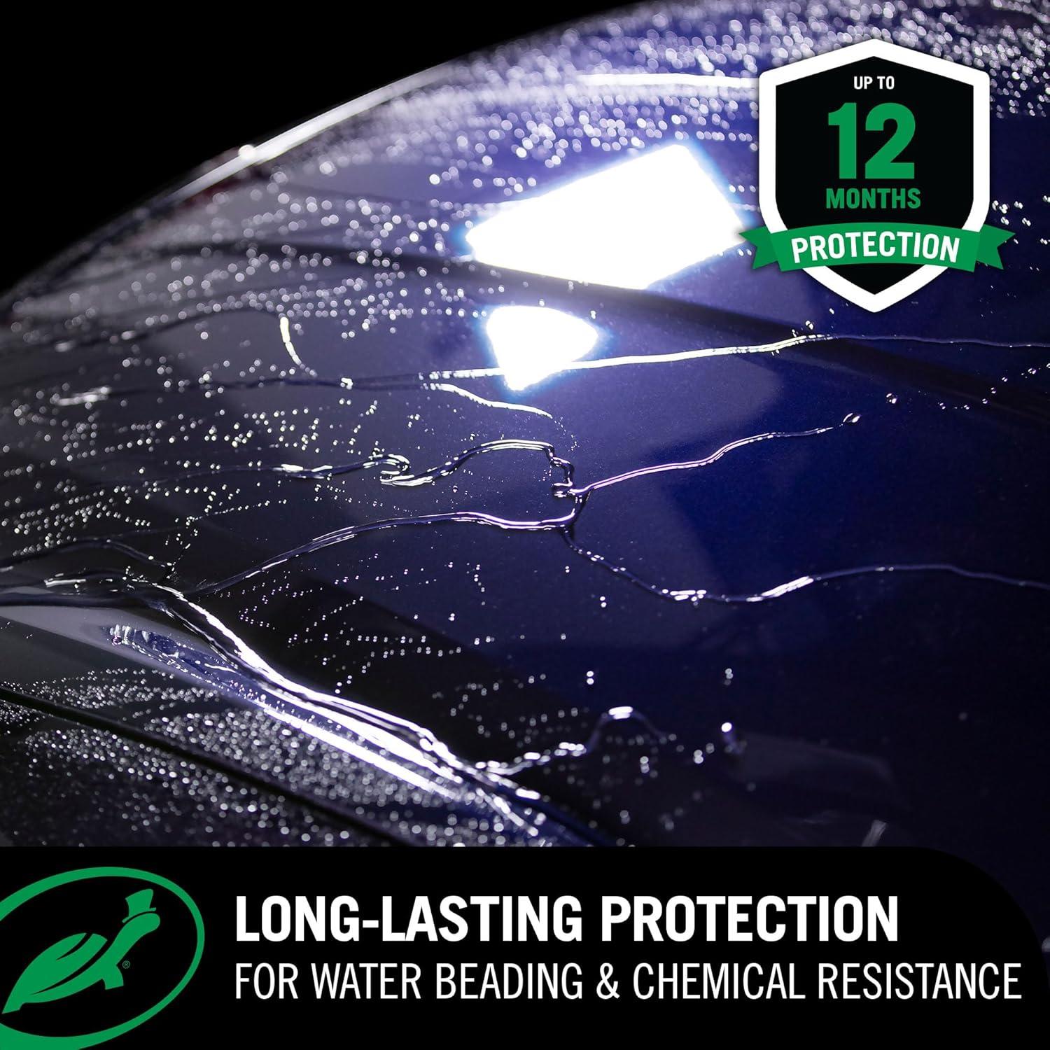 image:imageTurtle Wax Hybrid Solutions Ceramic Car Polish and Wax Light Scratch Remover Durable Paint Protection Extreme Water Beading High Gloss Shine Hand or Machine Polisher Use 14 oz Pack of 114 Fl Oz Pack of 6