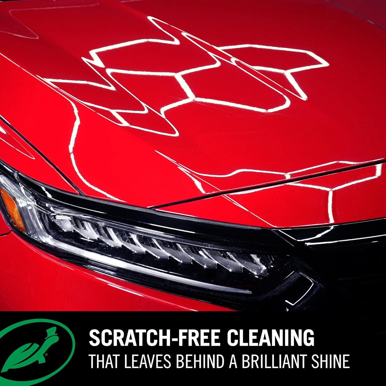 image:imageTurtle Wax Hybrid Solutions Ceramic Car Wash and Wax Gentle pH Neutral Car Cleaner with Extreme Water Beading Paint Protection High Gloss SpotFree Car Wax Shine Fruity Scent 48 oz Pack of 1