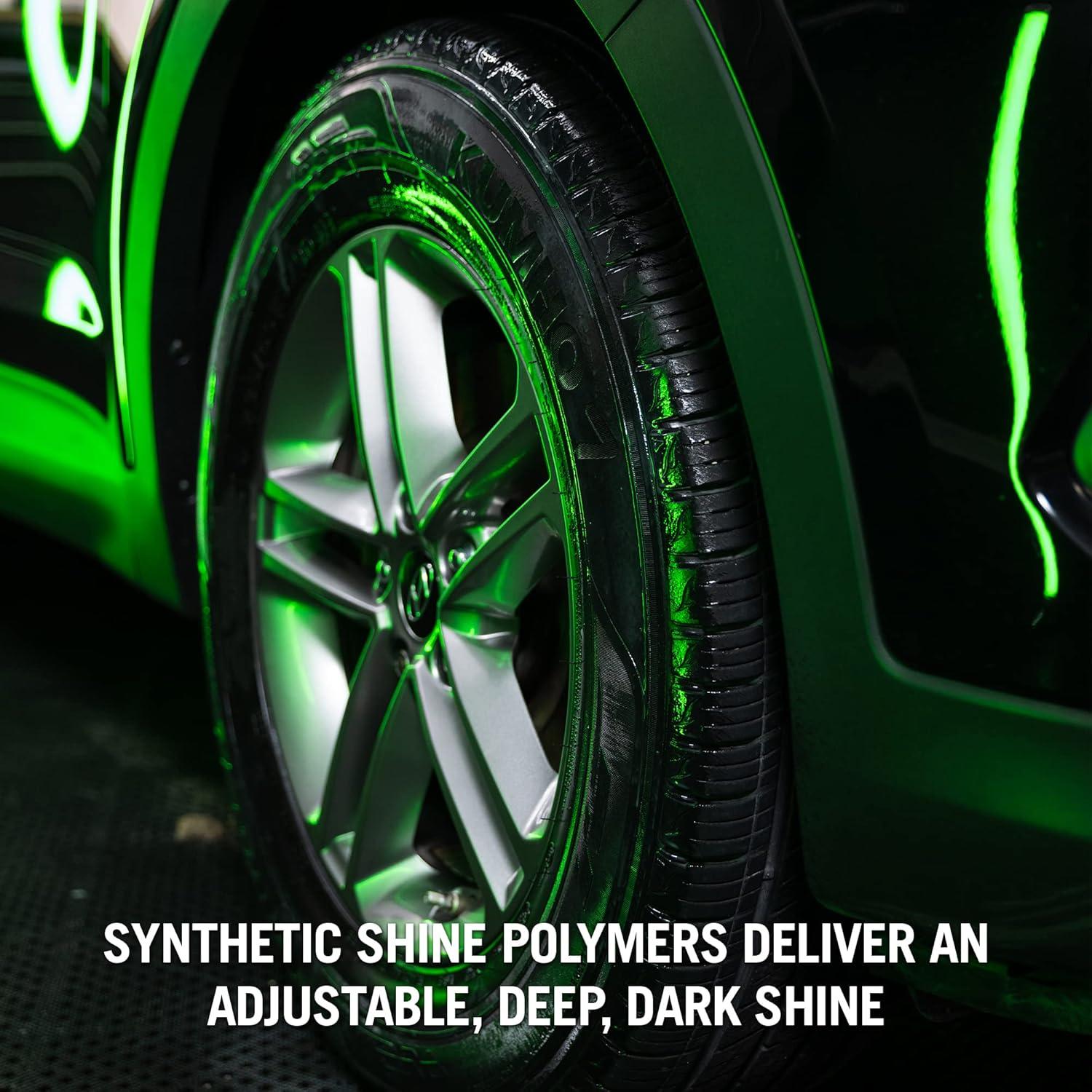 image:imageTurtle Wax Hybrid Solutions Graphene Acrylic Tire Shine Spray Coating LongLasting Rich Black Shine NoSling WaterResistant Tire Dressing with UV and Dirt Repellent Protection 23oz Pack of 123 Fl Oz Pack of 1