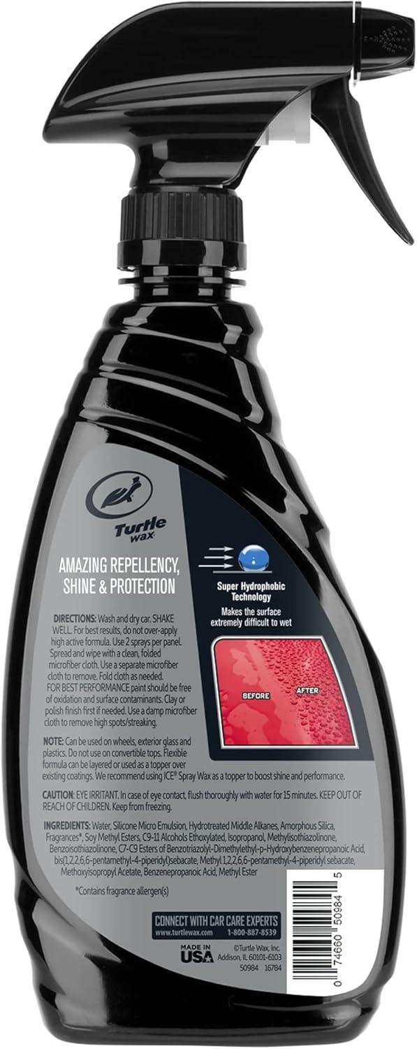 image:imageTurtle Wax ICE Seal N Shine Car Wax Sealant High Gloss Shine Insane Water Beading and Durable Paint Protection Carnauba Wax Infused For Paint Wheels Glass Plastics and More 16oz Pack of 116 Fl Oz Pack of 1