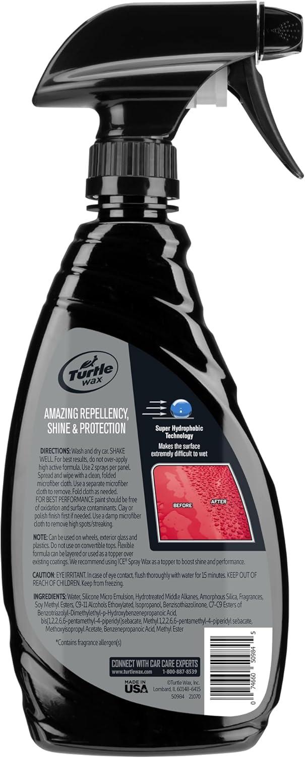 image:imageTurtle Wax ICE Seal N Shine Car Wax Sealant High Gloss Shine Insane Water Beading and Durable Paint Protection Carnauba Wax Infused For Paint Wheels Glass Plastics and More 16oz Pack of 116 Fl Oz Pack of 6