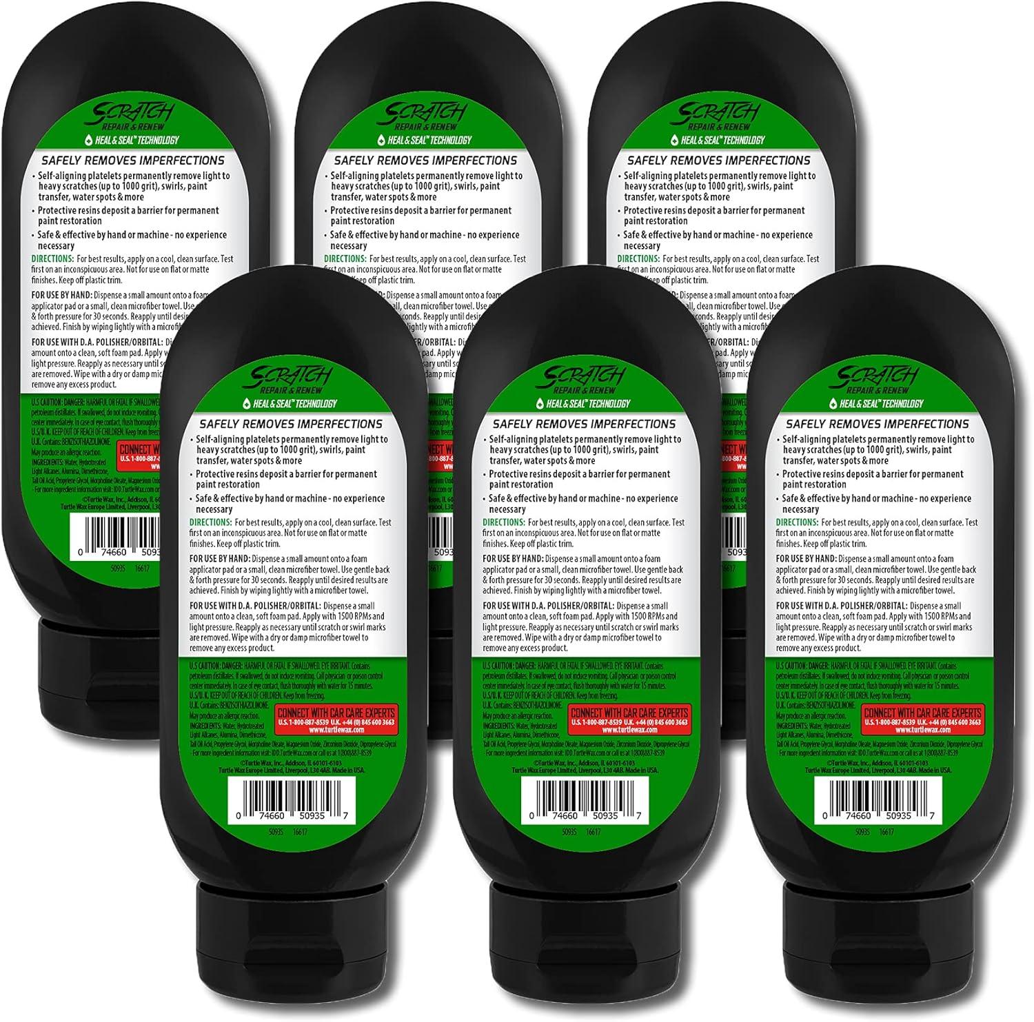 image:imageTurtle Wax Scratch Repair and Renew Car Scratch Remover Tackles Swirl Marks Paint Transfer Headlight Oxidation Water Spot Remover for Cars Safe for All Paint Colors 7oz Pack of 142 Fl Oz Pack of 1
