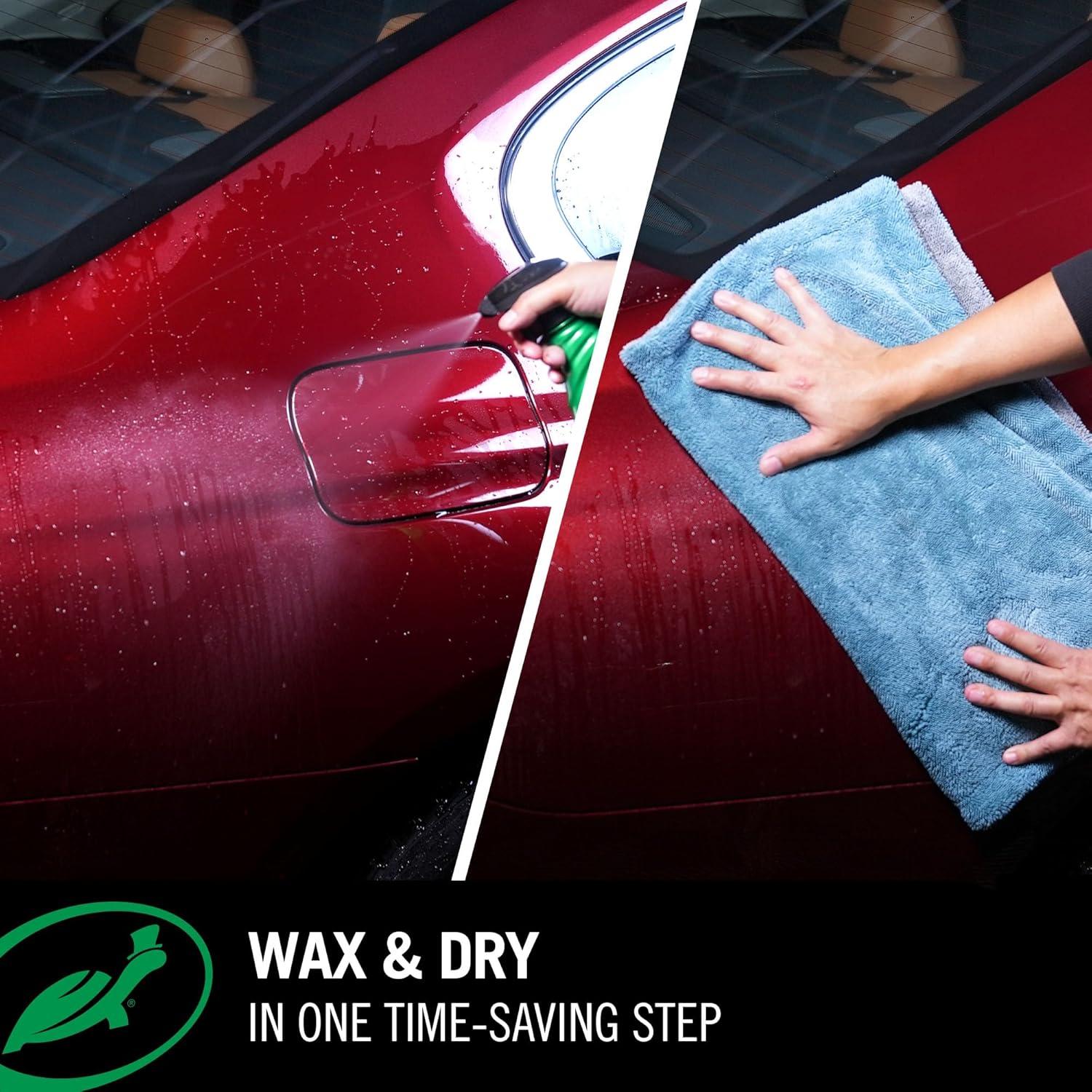 image:imageTurtle Wax Wax amp Dry Spray On Car Wax for 1Step High Gloss Shine Protection For Paint Wheels Glass amp More Easy Versatile Application Wet or Dry Use 26 oz Pack of 126 Fl Oz Pack of 2