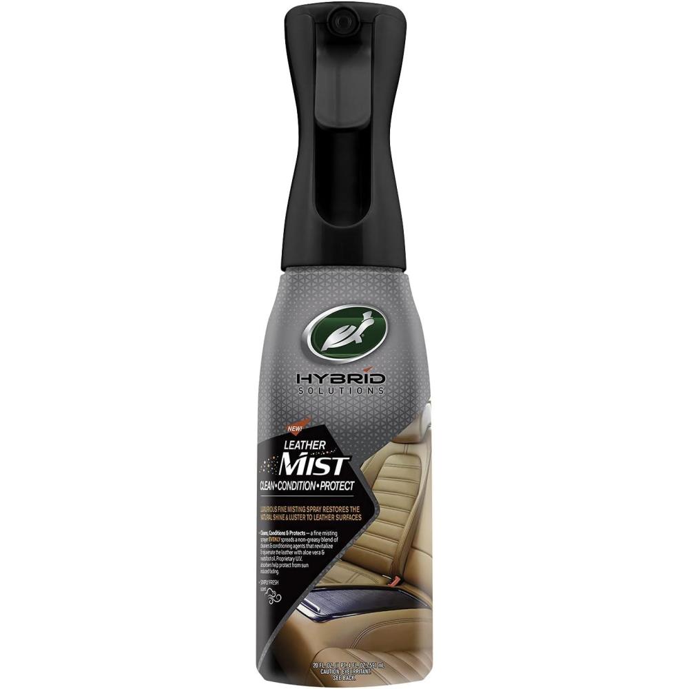 image:imageTurtle Wax 53483 Hybrid Solutions Leather Cleaner and Conditioner Misting Spray For Use on Car Seats Interiors Sealed Leather Furniture Vinyl and More UV Protection 20 oz Pack of 1Cleaner Conditioner Misting Spray