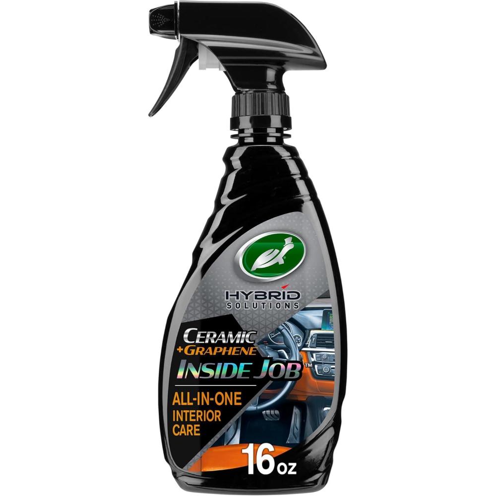 image:imageTurtle Wax Hybrid Solutions Inside Job All Purpose Ceramic Interior Car Cleaner and Protectant Cleans Deodorizes and Protects Leather Car Seats Vinyl Rubber and Plastic 16 fl oz Pack of 116 Fl Oz Pack of 1