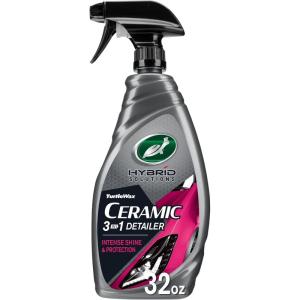 image:imageTurtle Wax Hybrid Solutions Ceramic 3in1 Car Detailer Waterless Car Wash Longlasting HydrophobicWax Protection and High Gloss Shine Safe For All Exterior Surfaces 32 oz Pack of 132 Fl Oz Pack of 1