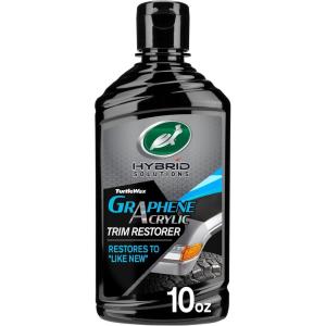 image:imageTurtle Wax Hybrid Solutions Graphene Acrylic Black Trim Restorer Revives Exterior Car Plastic to Like New Condition Wont Wash Off Superior UV Protection 10 fl oz10 Fl Oz Pack of 1