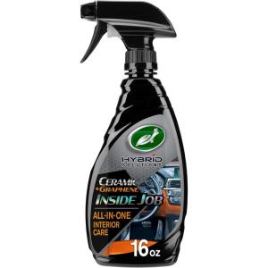 image:imageTurtle Wax Hybrid Solutions Inside Job All Purpose Ceramic Interior Car Cleaner and Protectant Cleans Deodorizes and Protects Leather Car Seats Vinyl Rubber and Plastic 16 fl oz Pack of 116 Fl Oz Pack of 1
