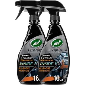 image:imageTurtle Wax Hybrid Solutions Inside Job All Purpose Ceramic Interior Car Cleaner and Protectant Cleans Deodorizes and Protects Leather Car Seats Vinyl Rubber and Plastic 16 fl oz Pack of 116 Fl Oz Pack of 2