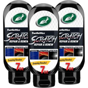 image:imageTurtle Wax Scratch Repair and Renew Car Scratch Remover Tackles Swirl Marks Paint Transfer Headlight Oxidation Water Spot Remover for Cars Safe for All Paint Colors 7oz Pack of 13 Count Pack of 1
